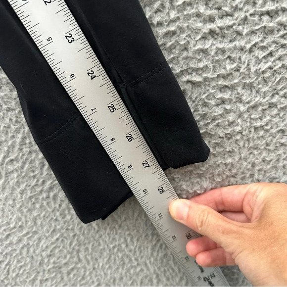 ADAY Turn It Up Pants High Rise Ankle Tapered Leg Trousers Black Women XS x 27.5 - Picture 7 of 7